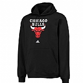 Men's Chicago Bulls Logo Pullover Hoodie Sweatshirt - Black,baseball caps,new era cap wholesale,wholesale hats
